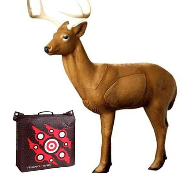 Rinehart Targets Woodland Buck and Rhino Bag 18"