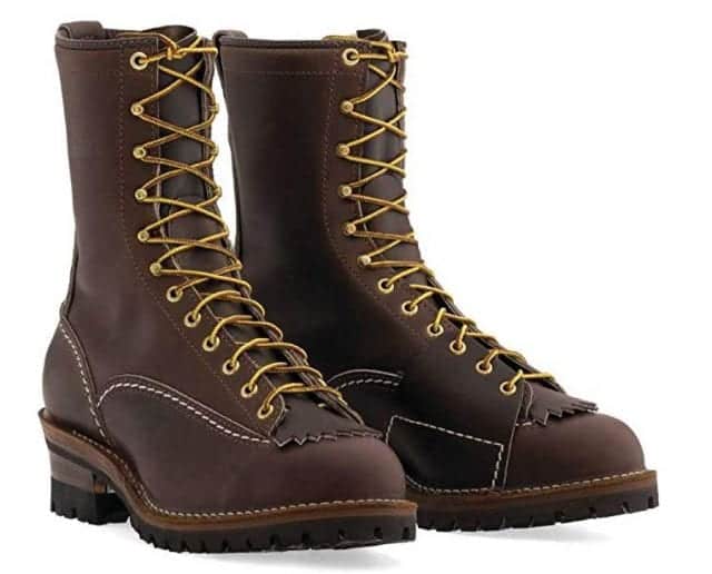 Wesco Highliner 10" Brown Lineman Boots